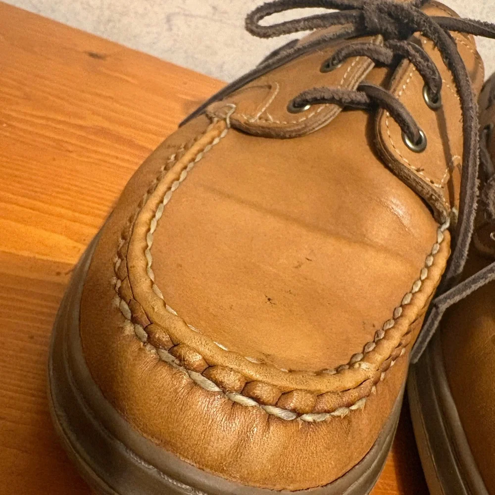 Allen Edmonds Eastport Tan Leather Loafers Boat Shoes Men’s Size 11